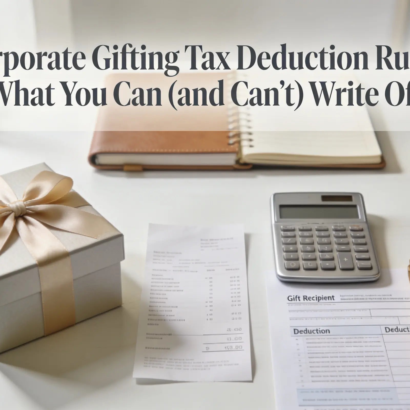 Corporate Gifting Tax Deduction Rules: What You Can (and Can't) Write Off