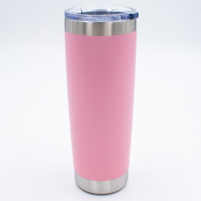 Personalized Pink Tumbler with Lid