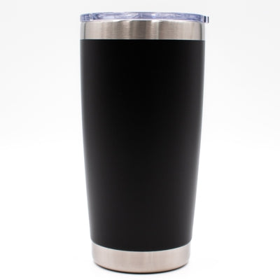 Personalized Black Tumbler with Lid