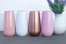 Personalized Champagne Tumblers
