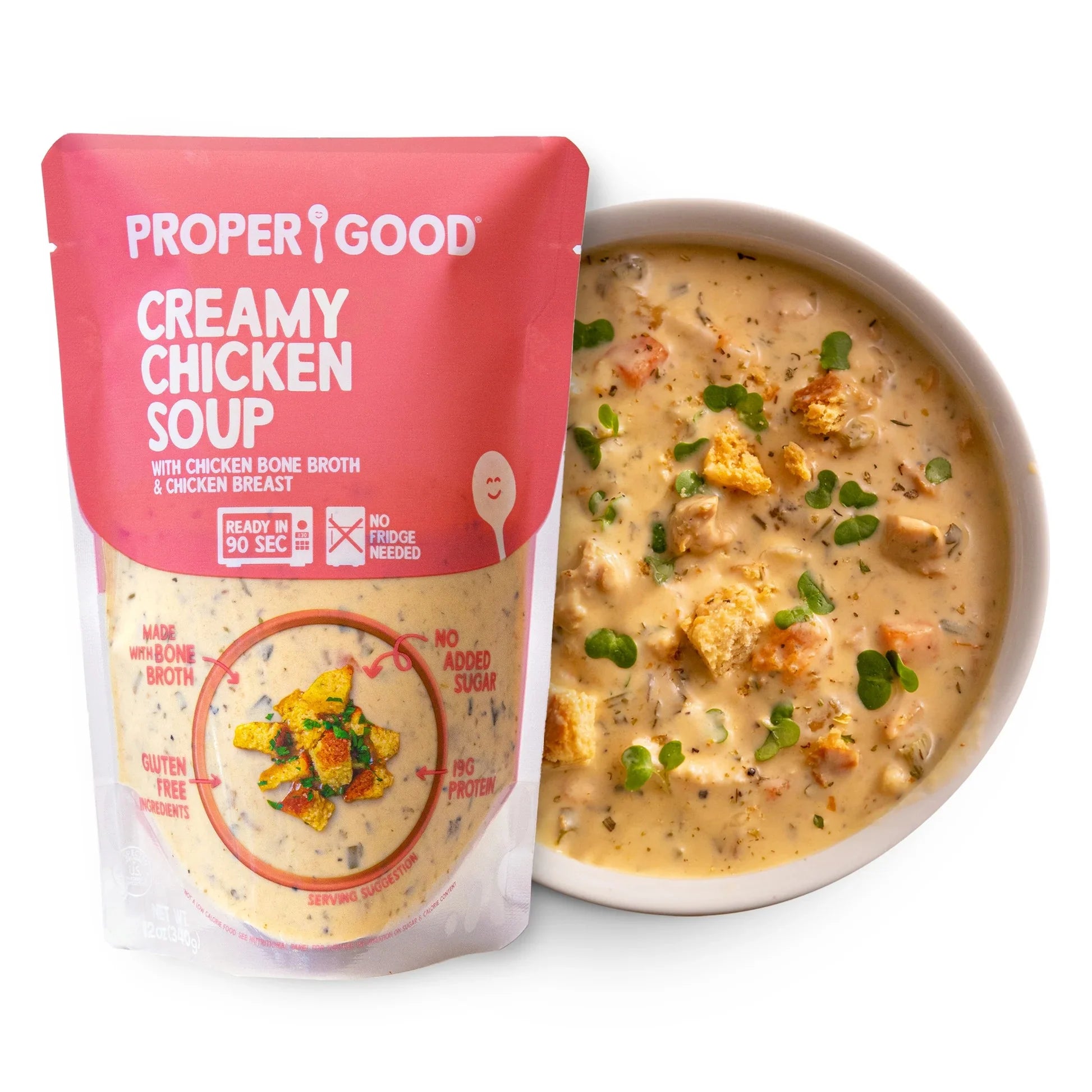 Ceramic Soup Gift Item Creamy Chicken