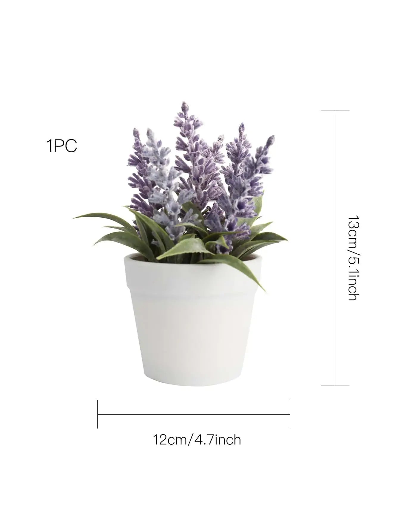 Faux Lavender Pot