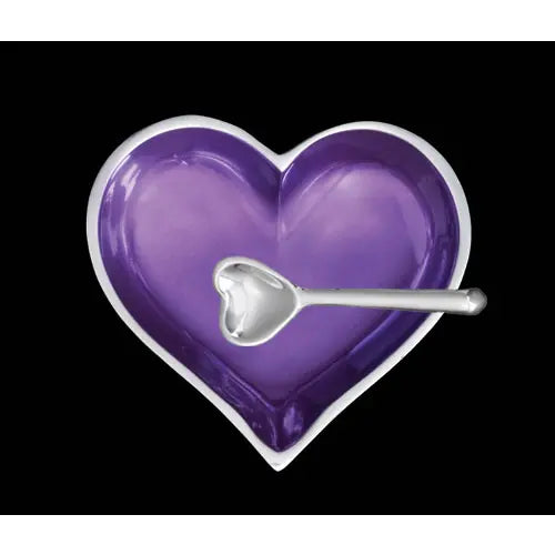 February Birthstone Heart