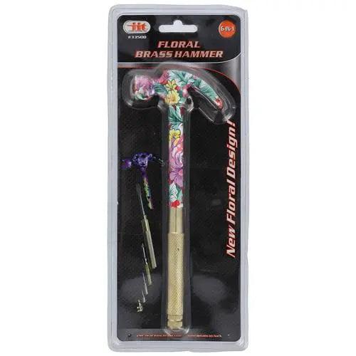 Brass Floral Hammer