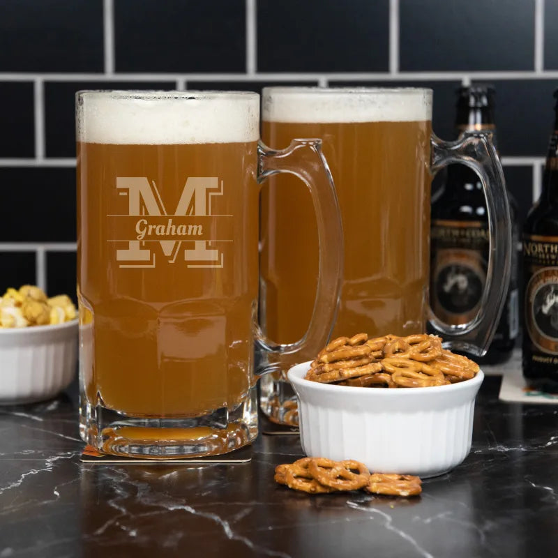 Personalized Beer Mugs Hamper