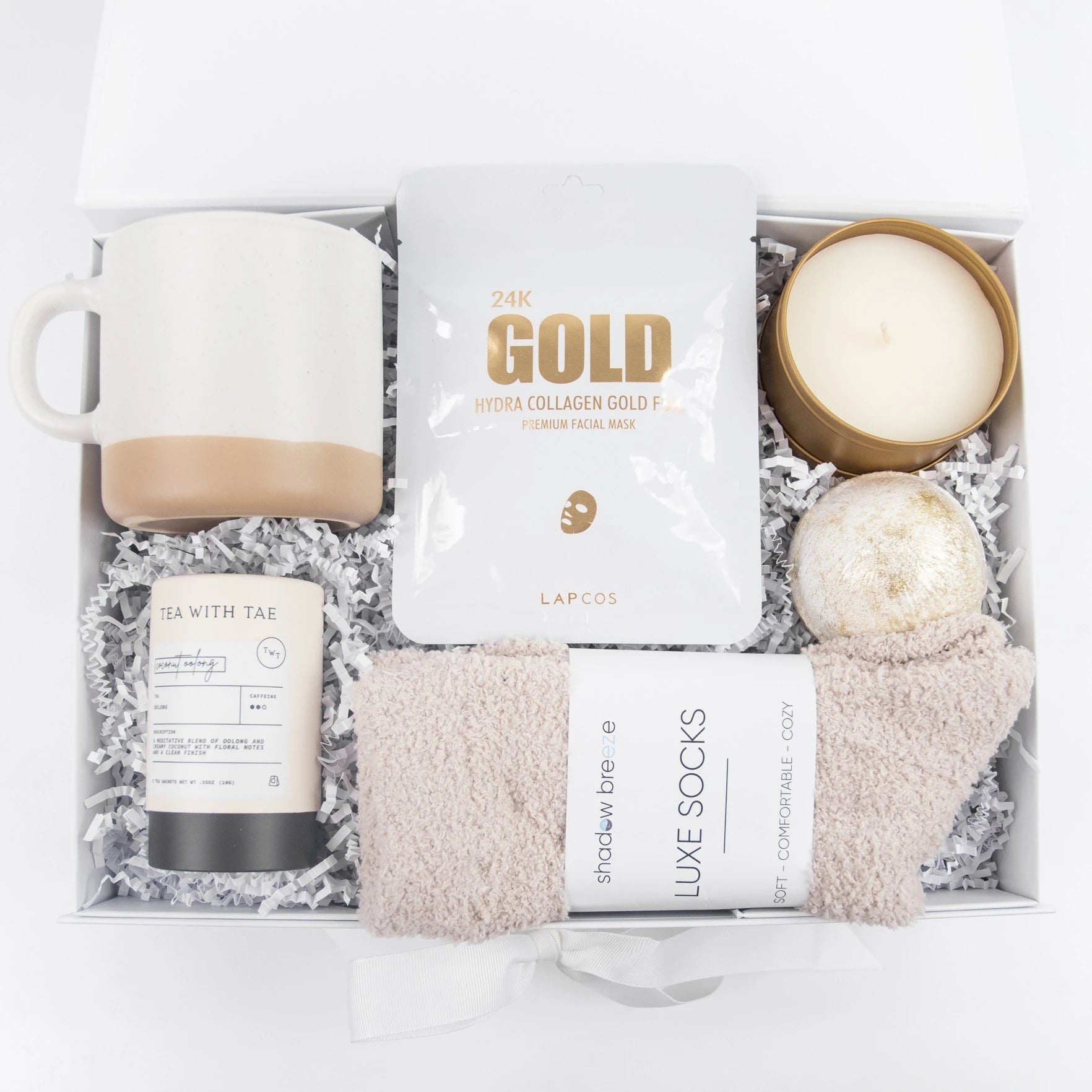 White Gift Basket