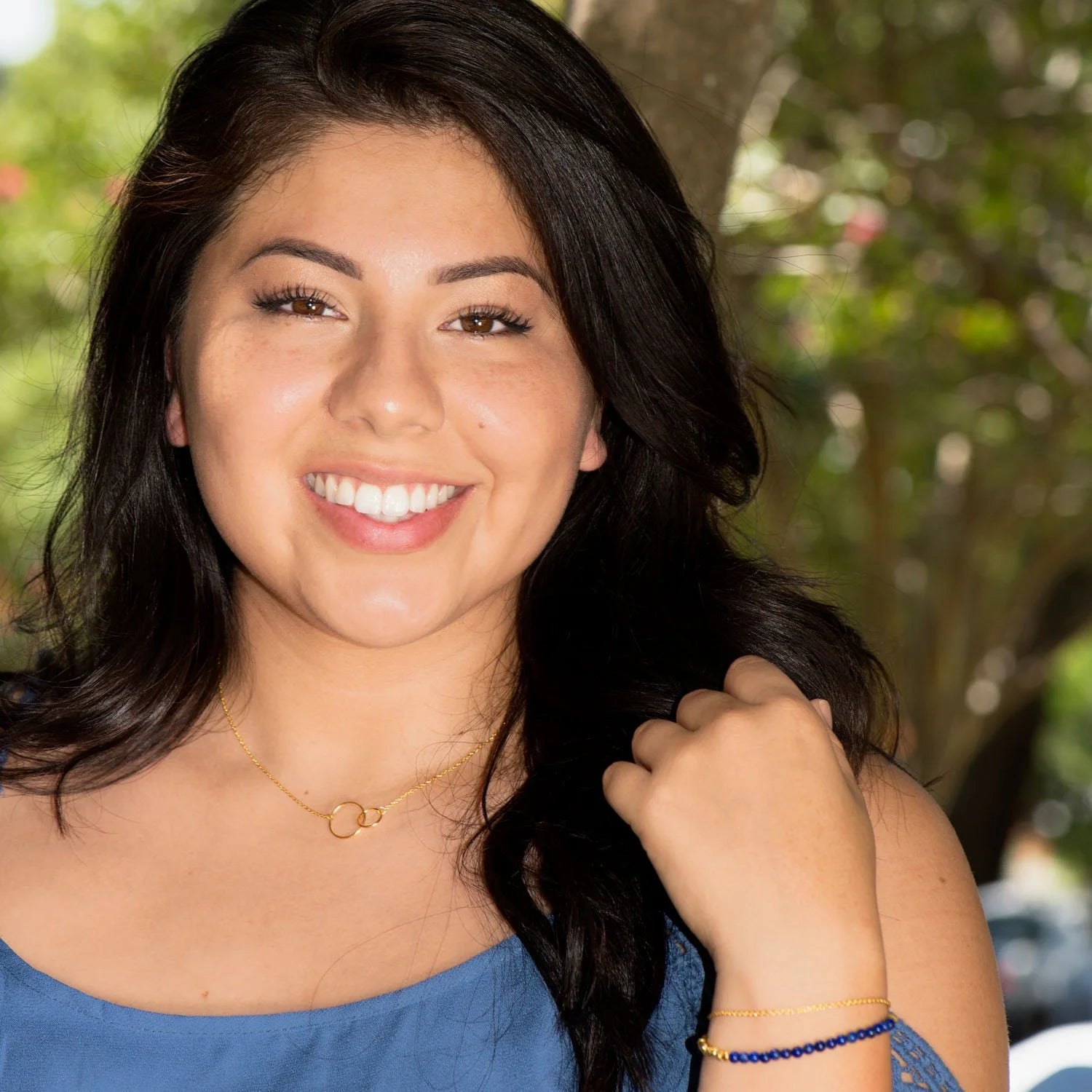 Gold Plated Circle Necklace