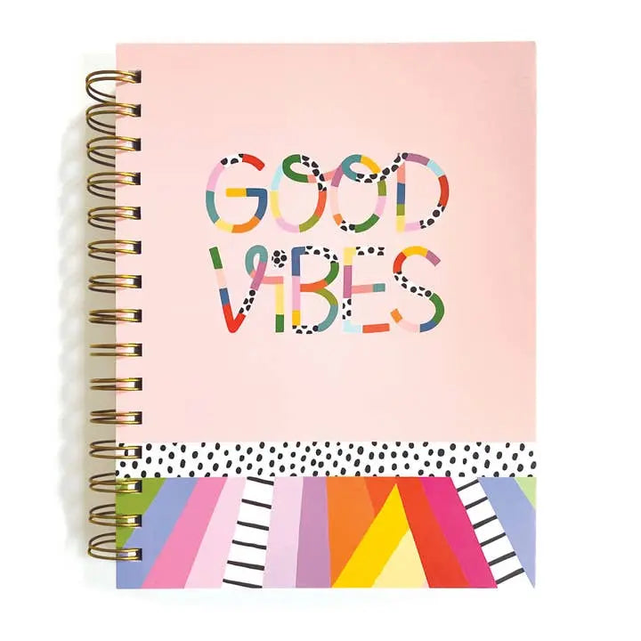 Good Vibes Spiral Journal
