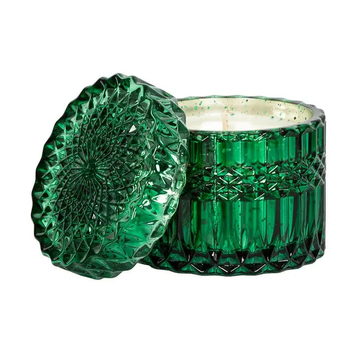 Green Shimmer Candle