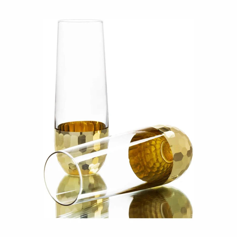 Rose Gold Champagne Gift Item Glasses