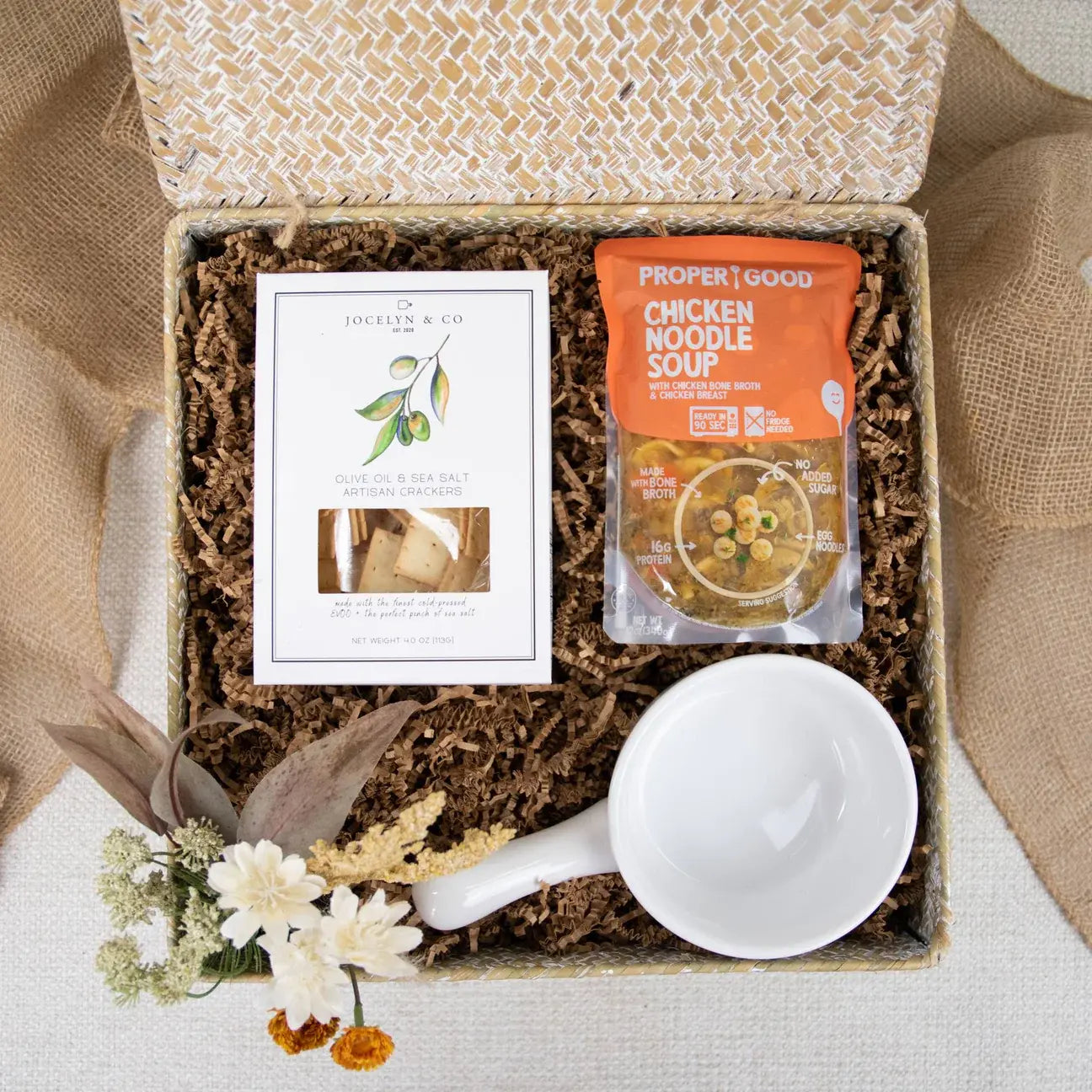 Ceramic Soup Gift Basket