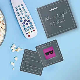 Home Movie Night Gift Box Item Cards
