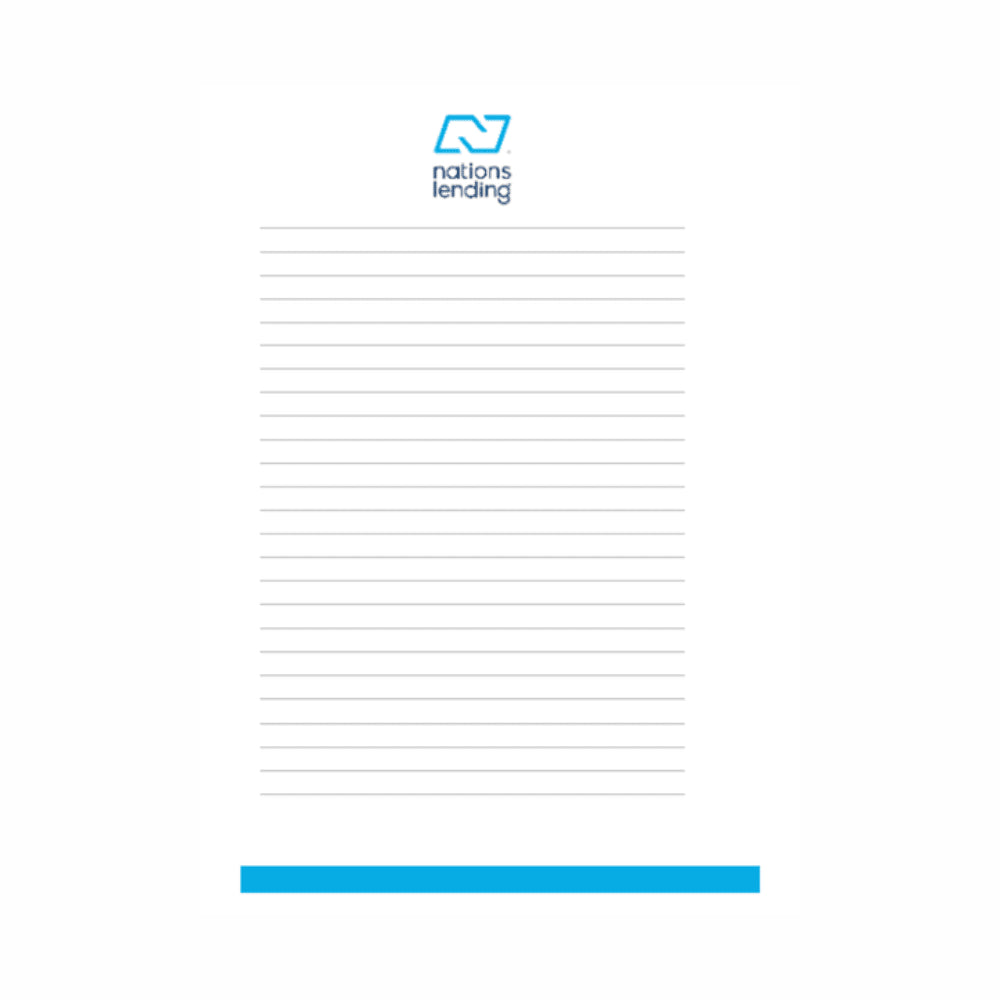 Nations Lending Notepad