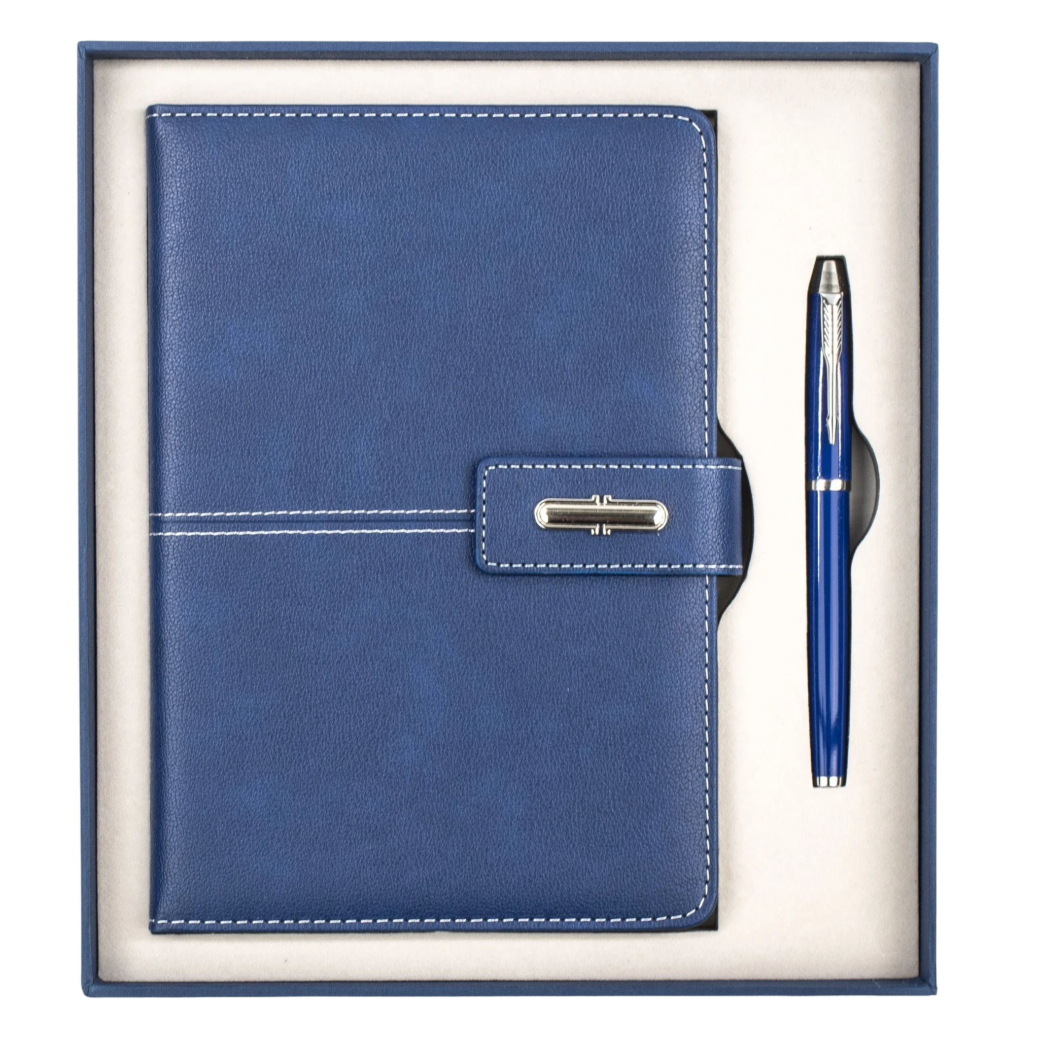 Branded Notebook and Pen Gift Crate