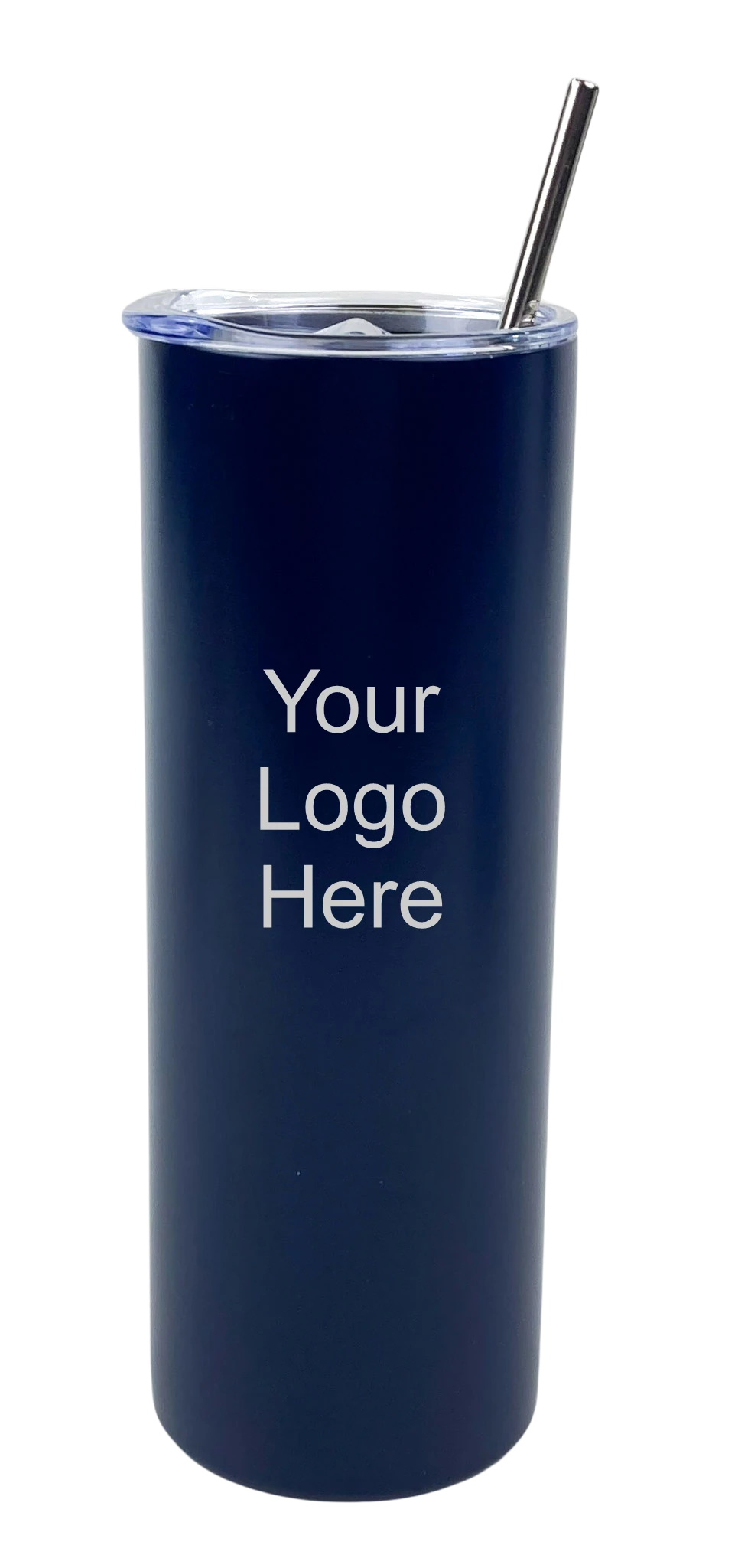 Navy Blue Skinny Tumbler