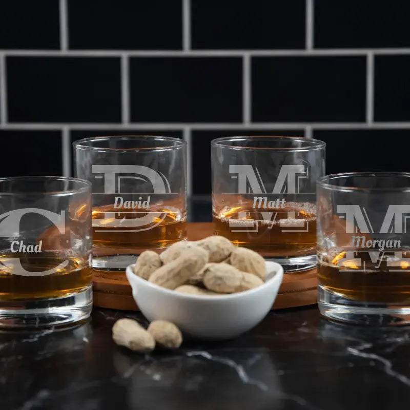 Personalized Rocks Glasses