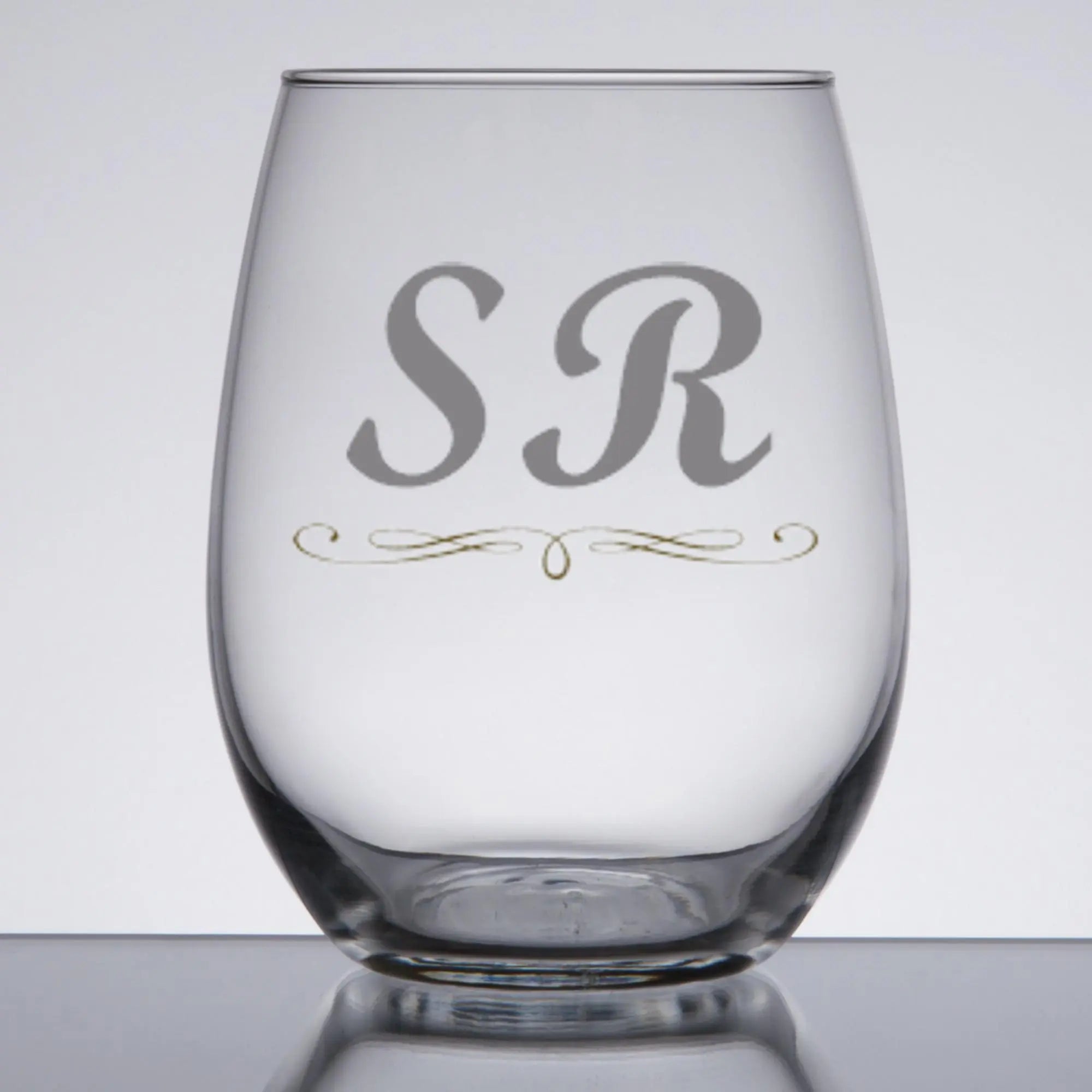Personalized Stemless Wine Glass