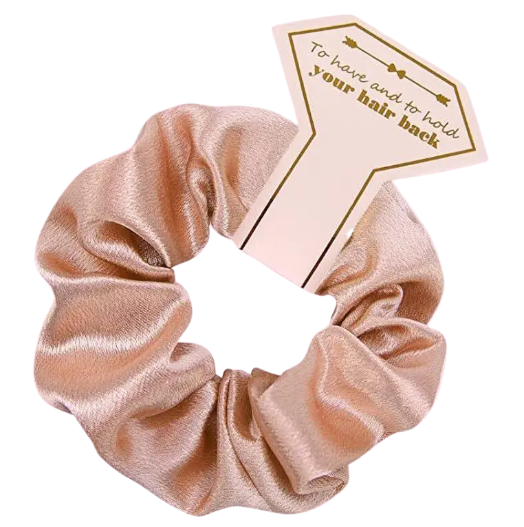 Rose Gold Hair Scrunchie