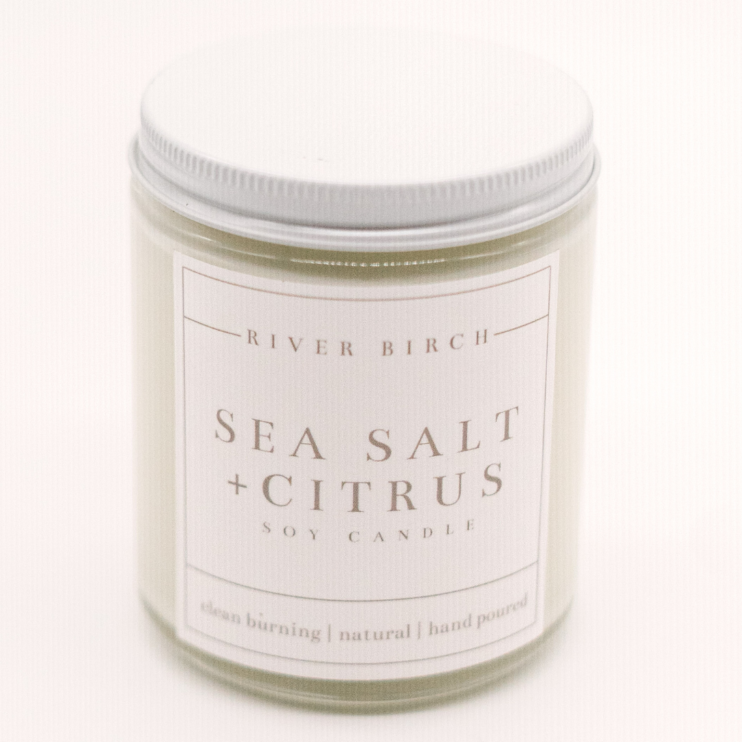 Sea Salt + Citrus Candles
