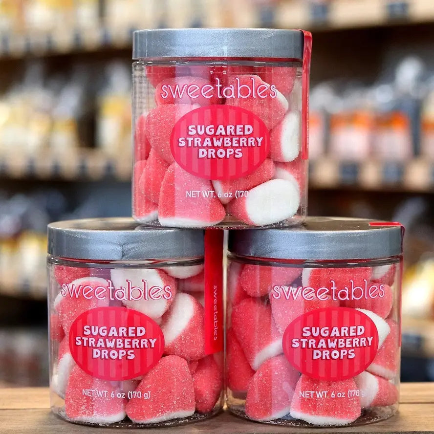 Sugared Strawberry Drops
