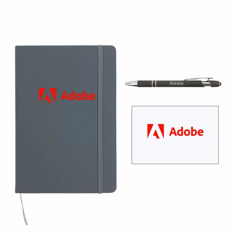 Branded Corporate Notebook & Pen Gift Set