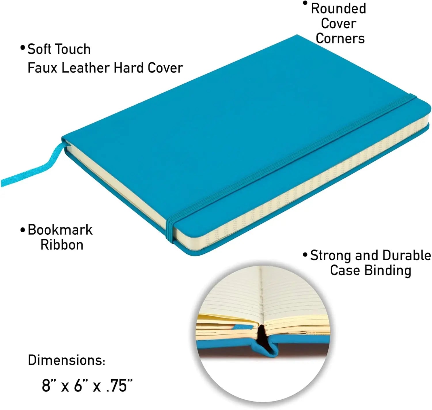 Branded Turquoise Notebook