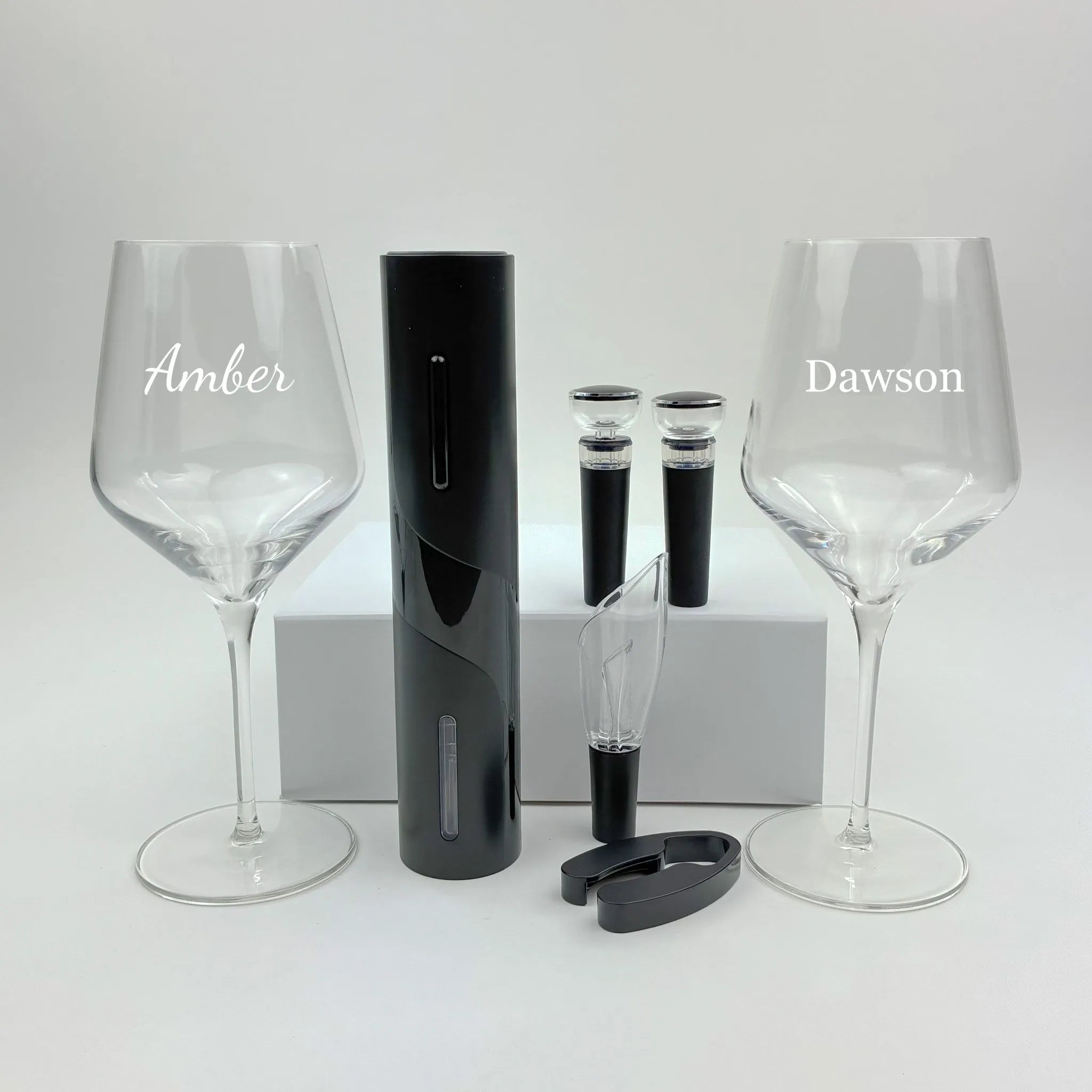 Personalized Wine Glass Gift Package