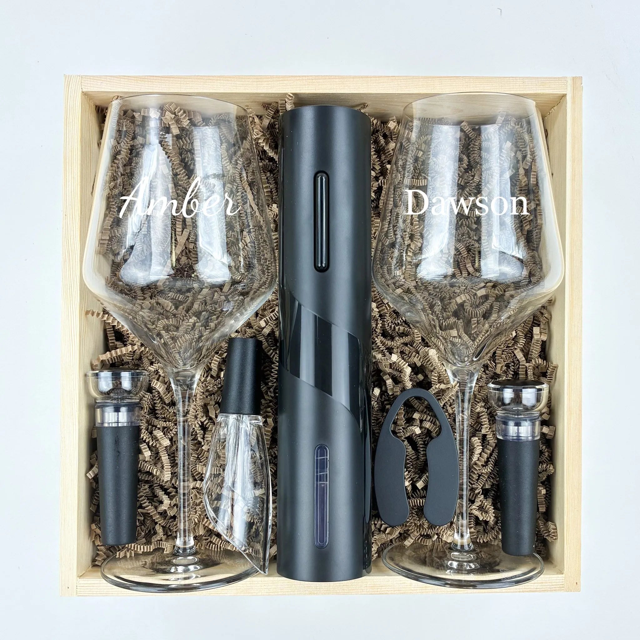 Personalized Wine Glass Gift Box