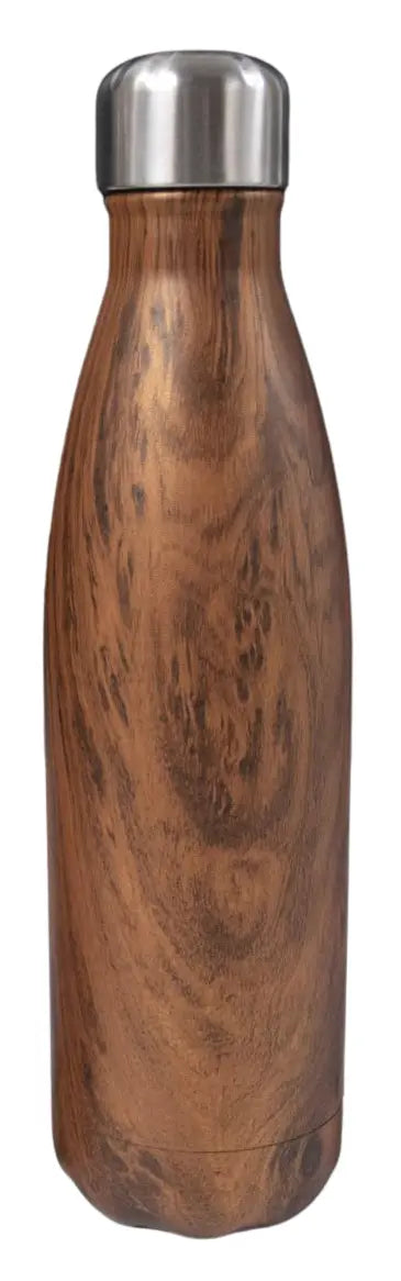 Wood Pattern Insulated Water Bottle