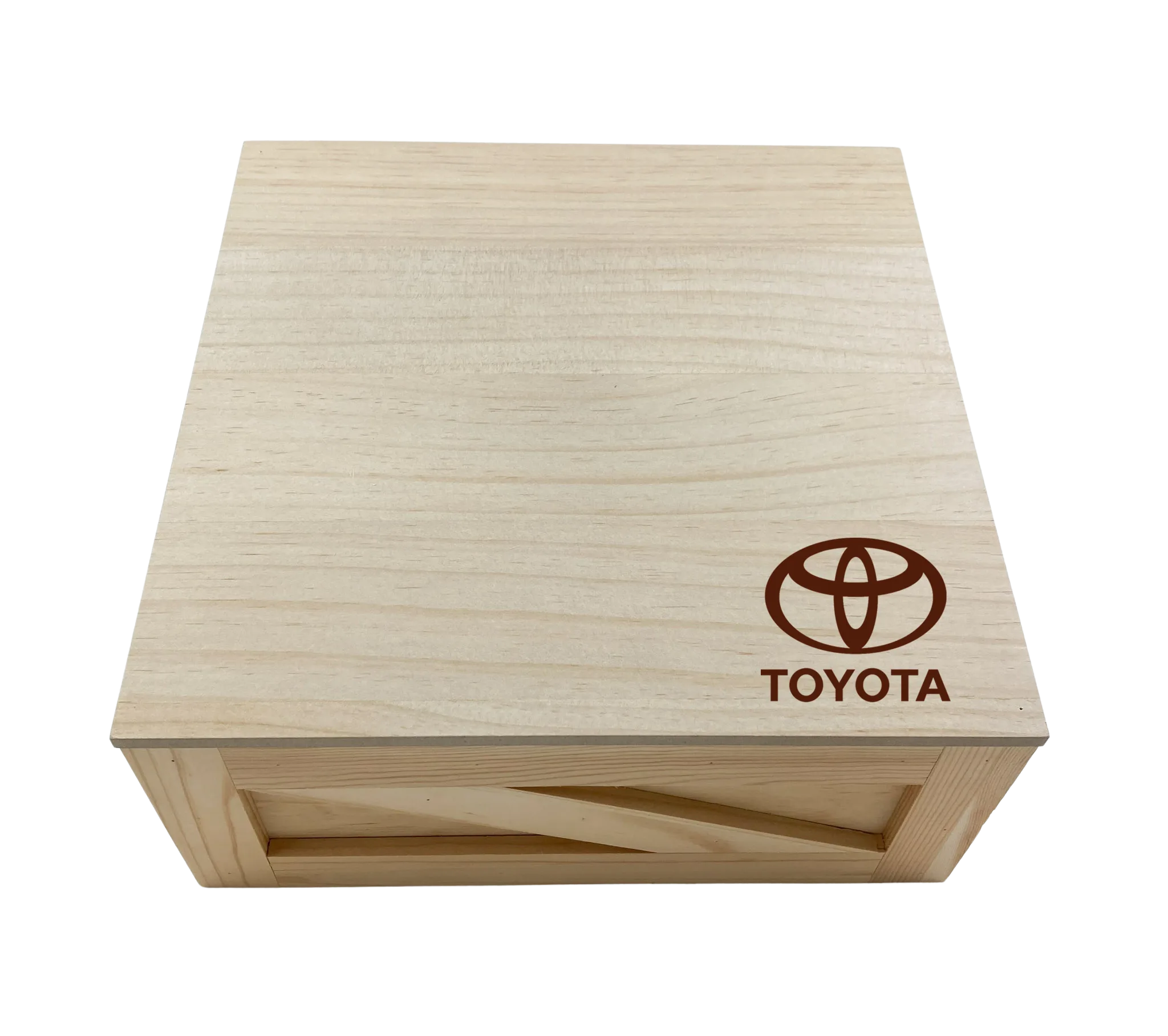 Branded Sealed Wooden Crate