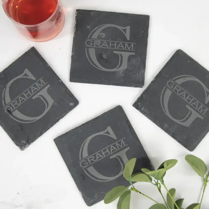 Personalized Slate Coasters