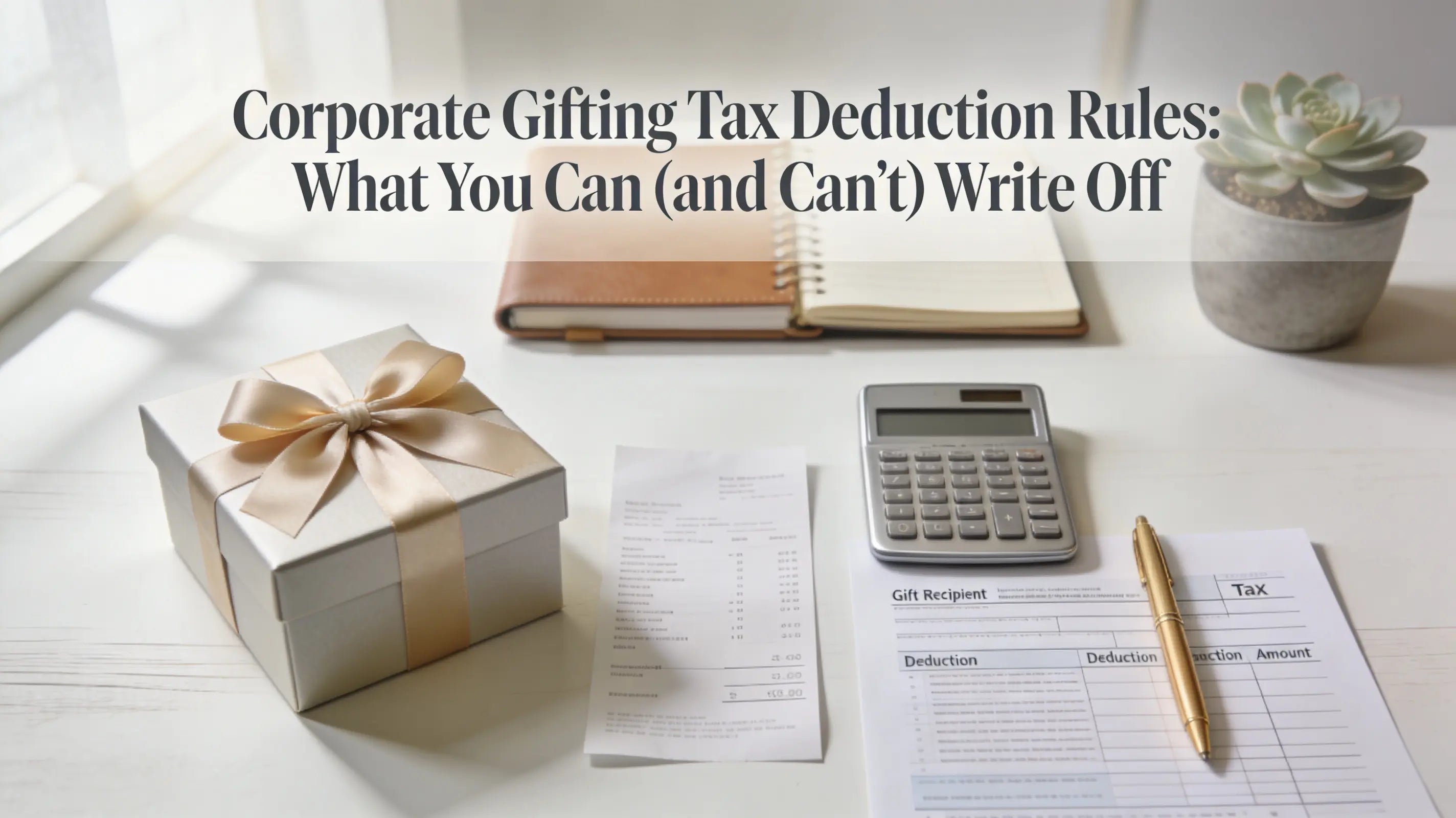 Corporate Gifting Tax Deduction Rules: What You Can (and Can't) Write Off