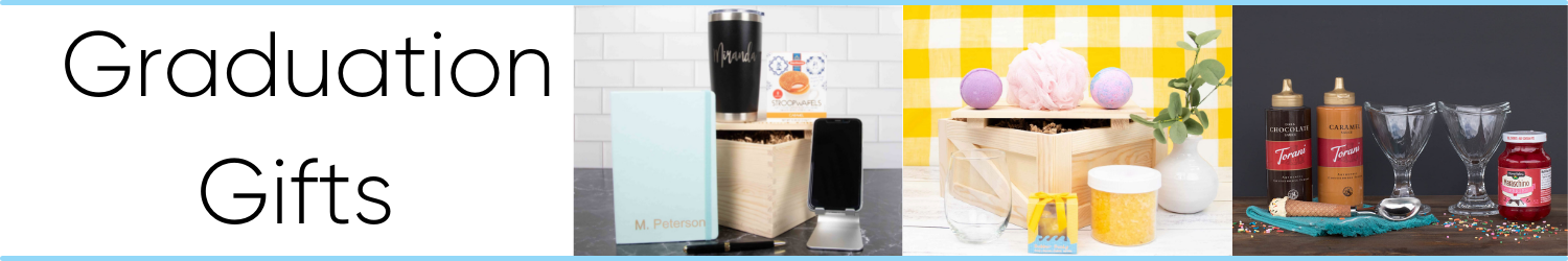 Graduation Gift Boxes, Baskets and Crates