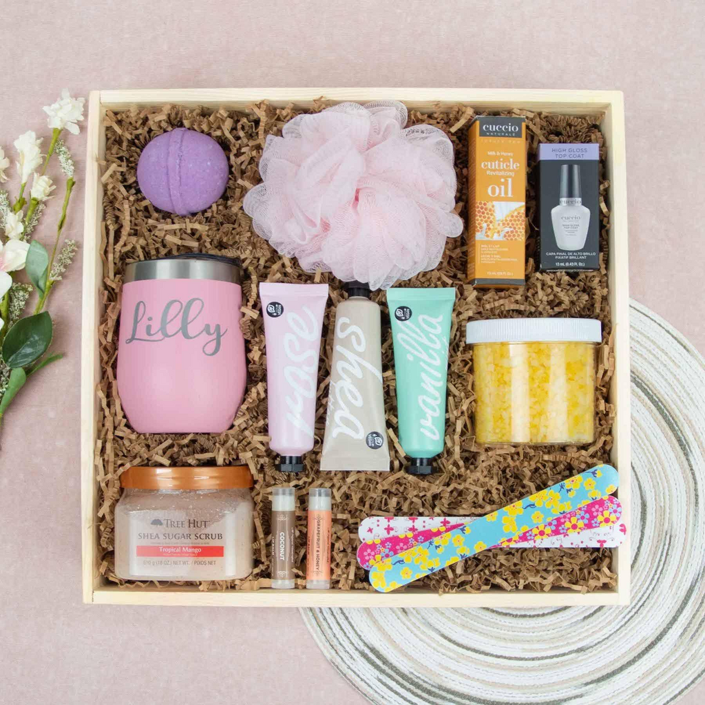 Personalized Spa Gift Crate | Shadow Breeze