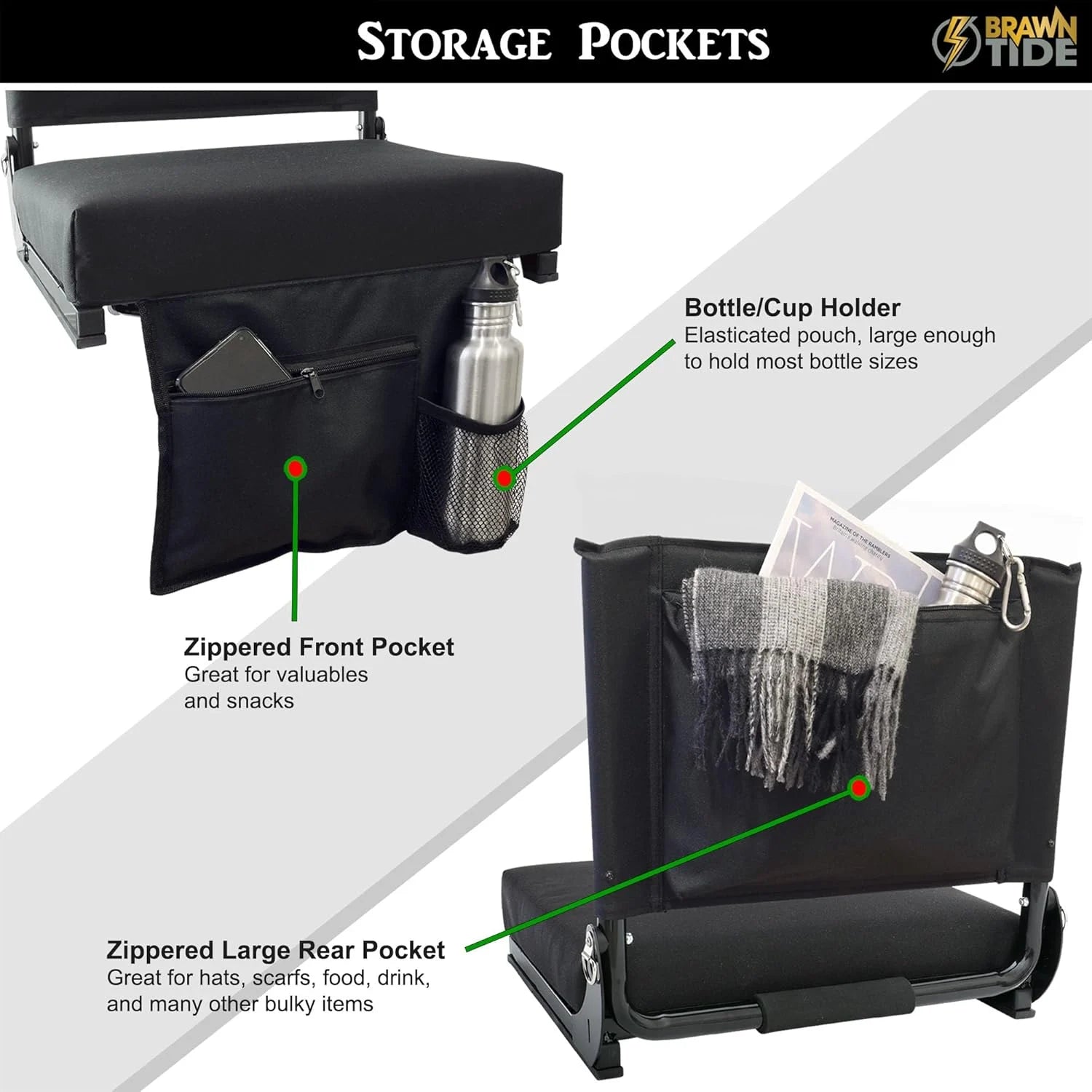 Extra Cushioned Stadium Seat