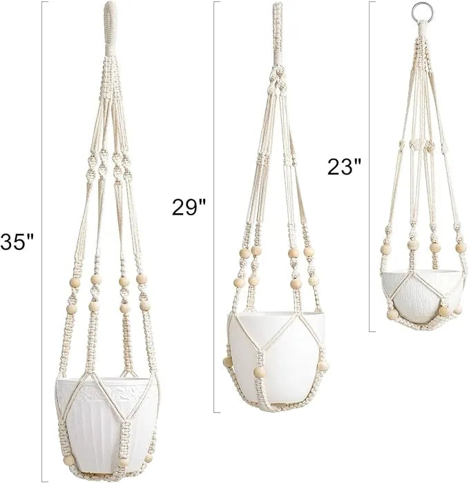 Macrame Plant Hangers Set