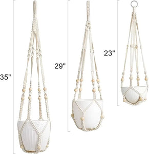 Macrame Plant Hangers Set