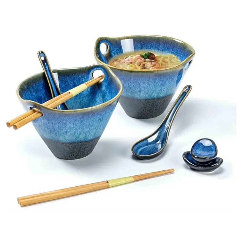 Ceramic Ramen Bowl Set