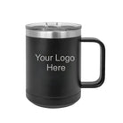 Black Tumbler with Handle