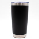 Personalized Black Tumbler with Lid