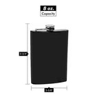 Coasted Black Flask