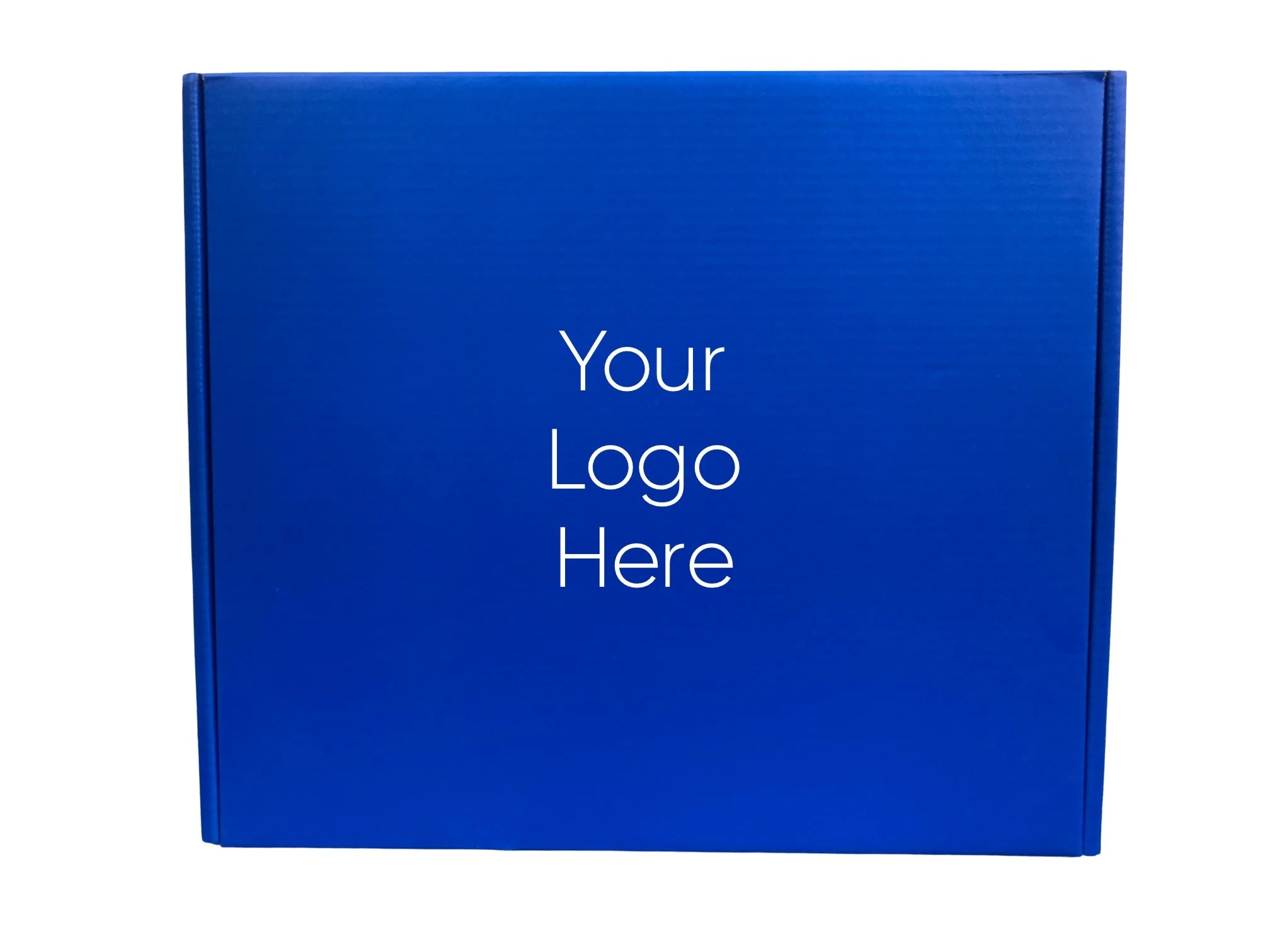 Branded Blue Mailer Box