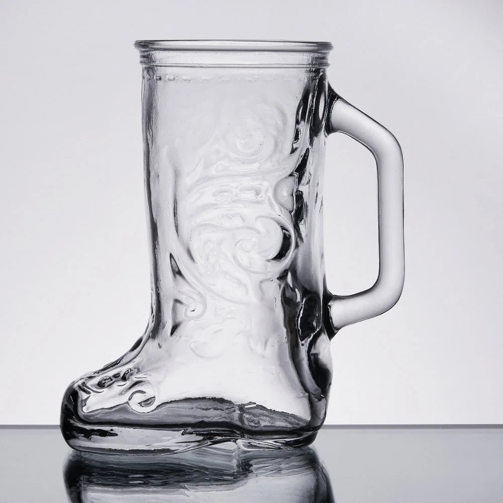 Glass Boot Mug