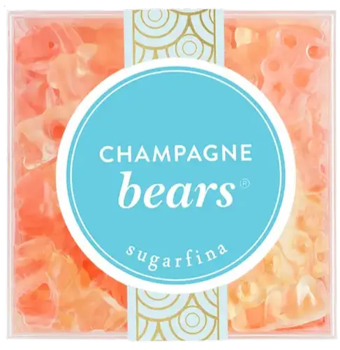 Champagne Bears Card