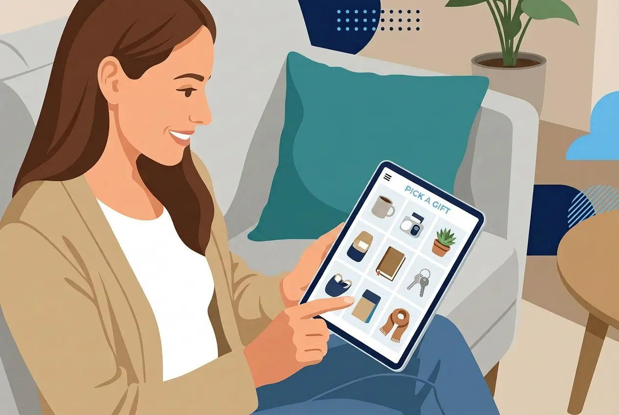 Client Picking a Gift