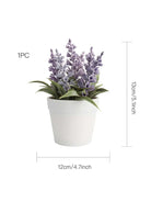 Faux Lavender Pot