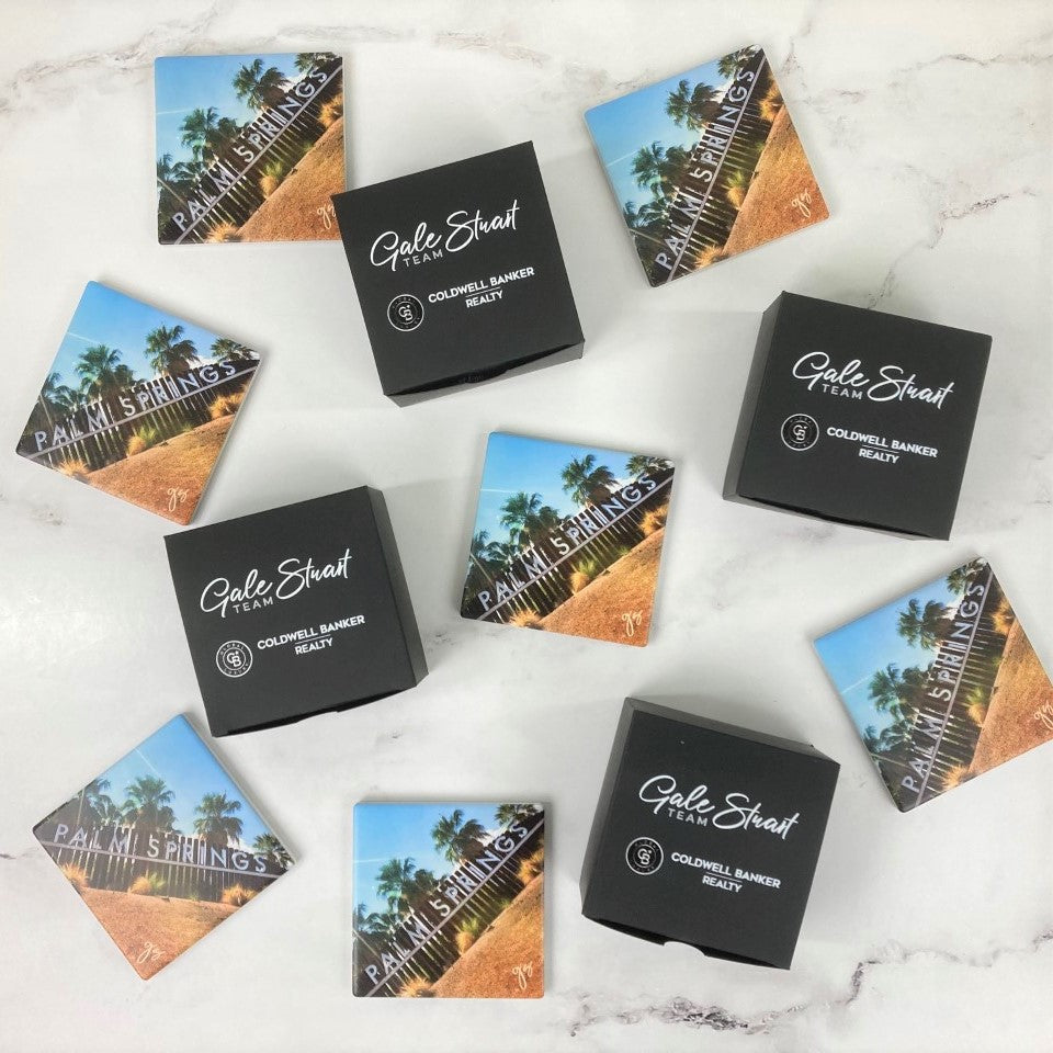 Branded Coasters and Gift Box | Shadow Breeze