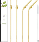 Gold Pineapple Straws