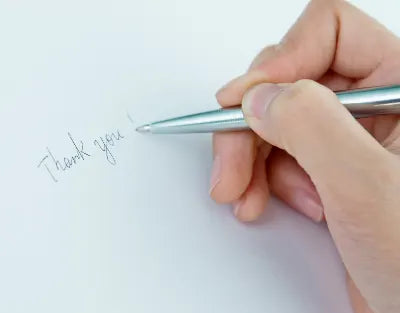 Handwritten message for corporate gifts