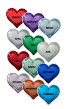 Birthstone Hearts